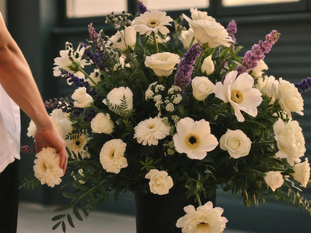 Rouwstuk bij Bloemenshop Scheelings